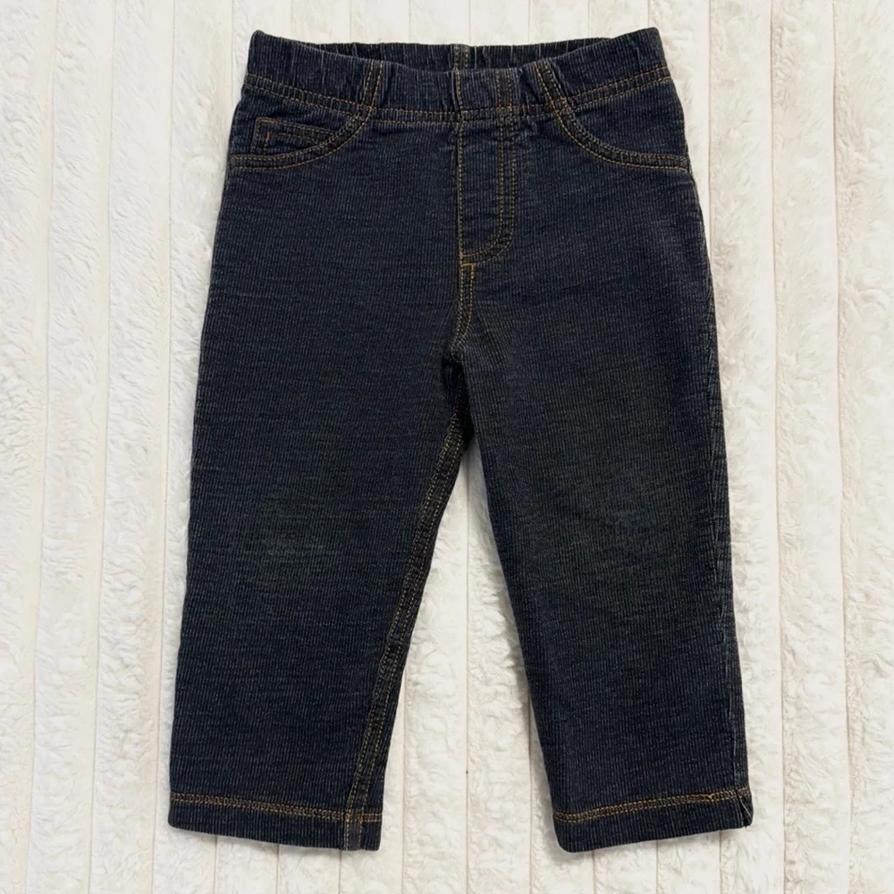 3/$15 🌸 Carter’s Pull On Soft Jean Jegging Dark Wash Denim Straight Leg Leggings